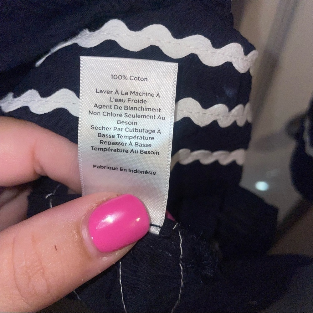 Talbots Rid Rac Trim‎ Seersucker Tunic Size Medium - Picture 5 of 5